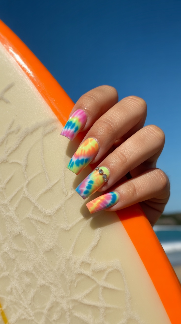 trendy summer coffin nail design ideas featuring creative concepts and modern styling approaches